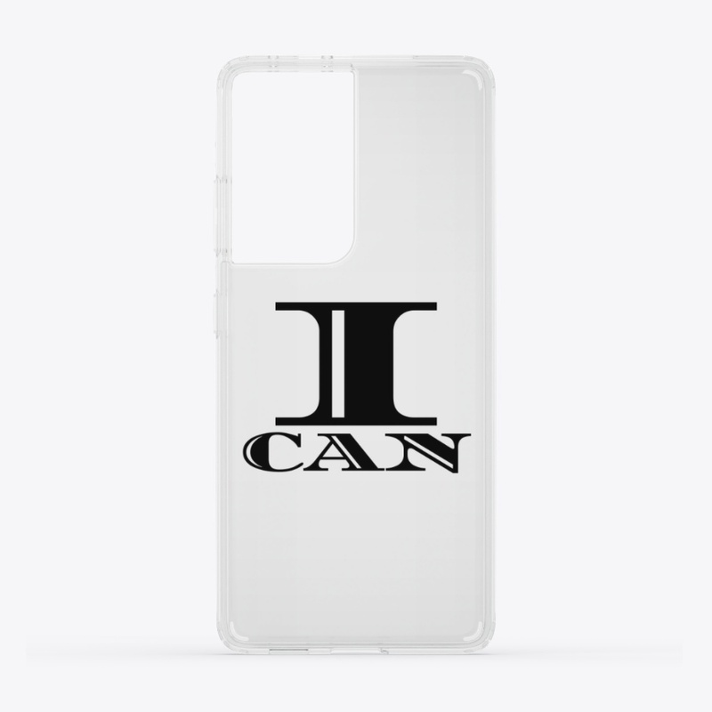 "I CAN" Quote Text Design 