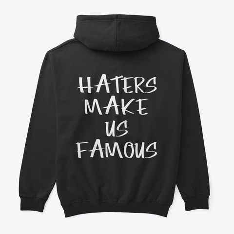 Atc Black & White Hoodie Black Maglietta Back