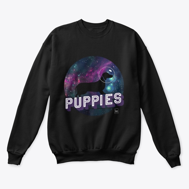 Puppies In Space (Dachshund)