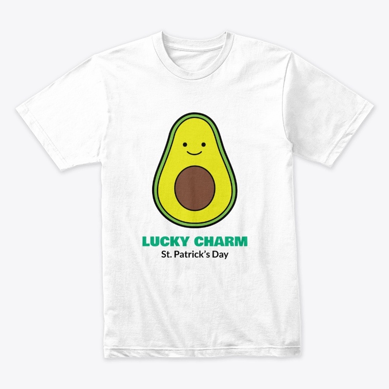 Avocado St. Patrick's Day Luck Charm