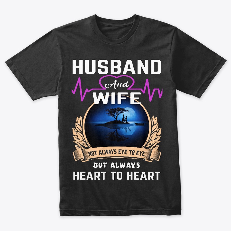Husband and wife, heart to heart