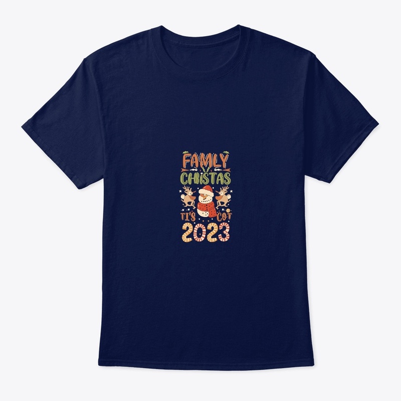 Family christma 2023 t shirt design
