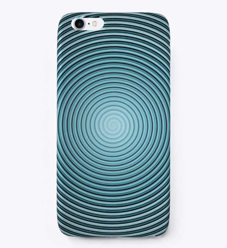 Black & Blue Trippy Illusion Apparel
