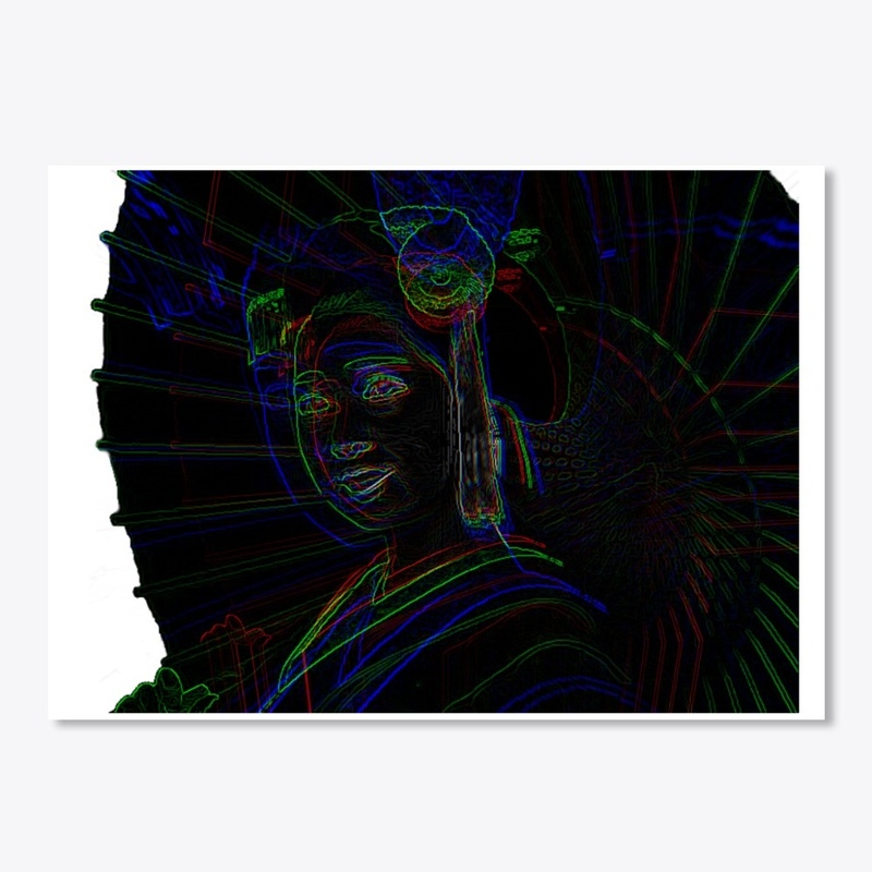 Japanese Geisha - Neon