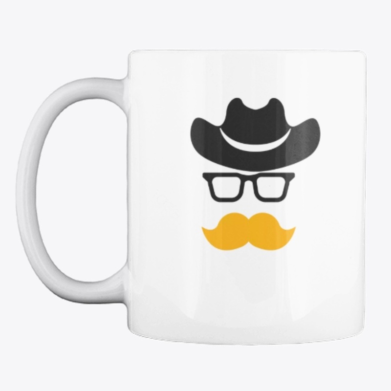 Funky cloth mask and mug