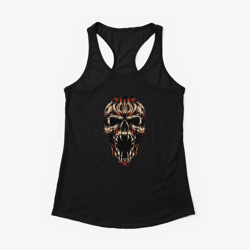 Zombie skull