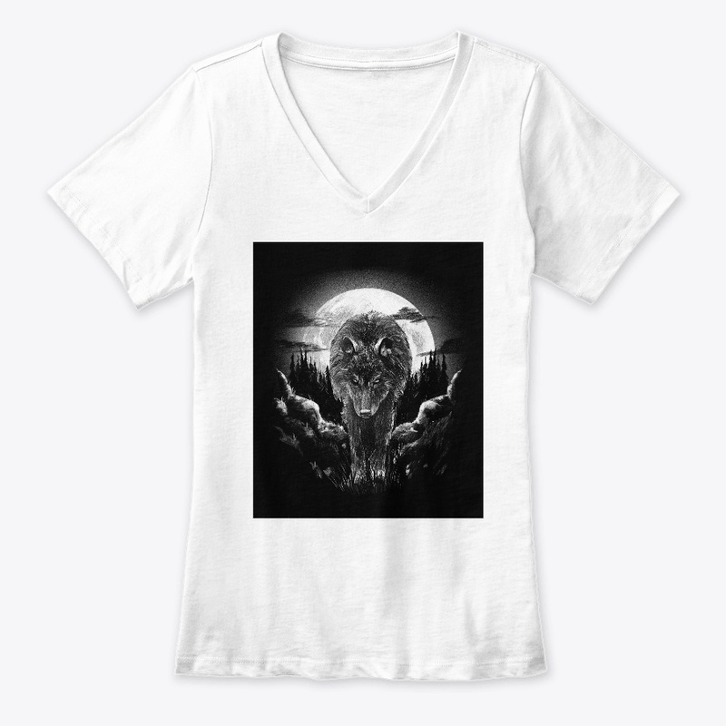 Wolf Woods Moon design- different colors