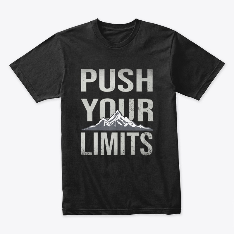 Push Your Limits Typography T-shirt