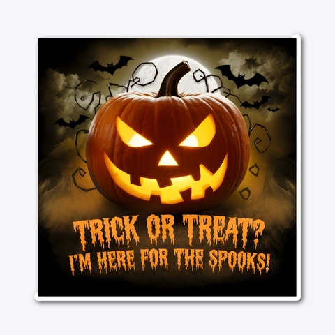 Trick Or Treat? Halloween Design Standard Camiseta Front