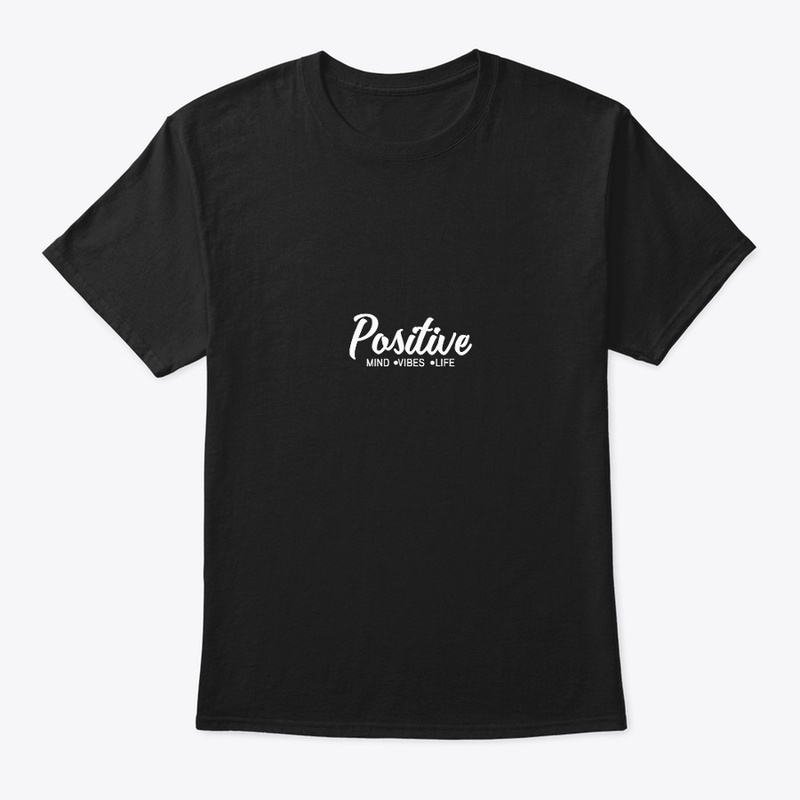 Positive mind,vibes,life typography