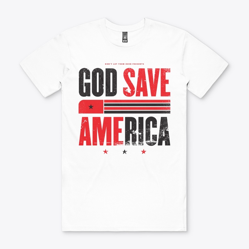 God Save America Red and Black