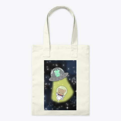 Out Of This World Bears Natural T-Shirt Front