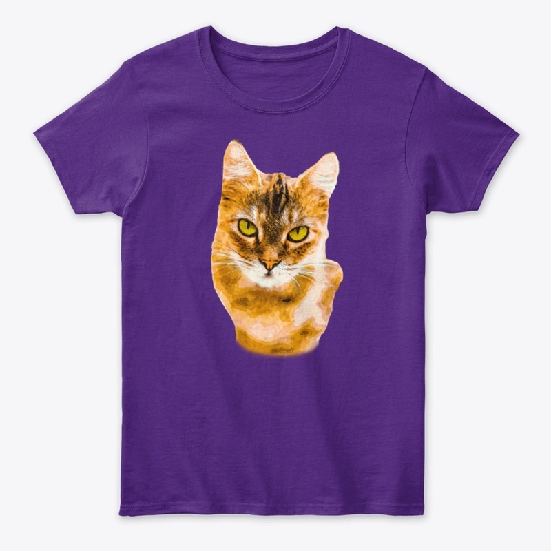 Ginger Cat Sketch Art No 1 - Cat