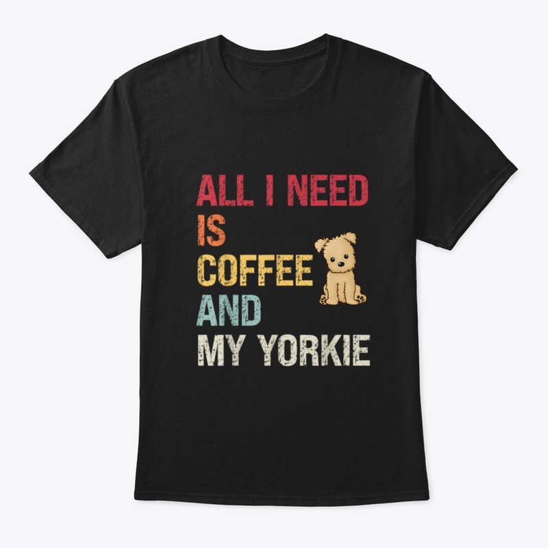 Coffee + Yorkie = Happiness