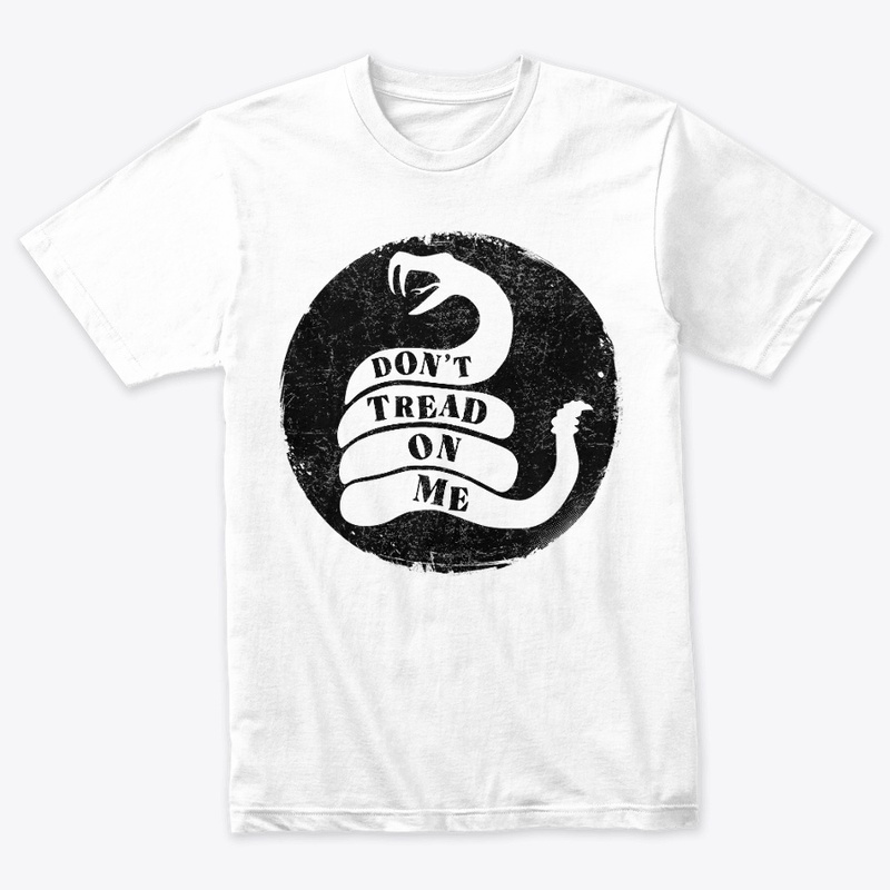 DONT TREAD ON ME WASHED LIBERTARIAN