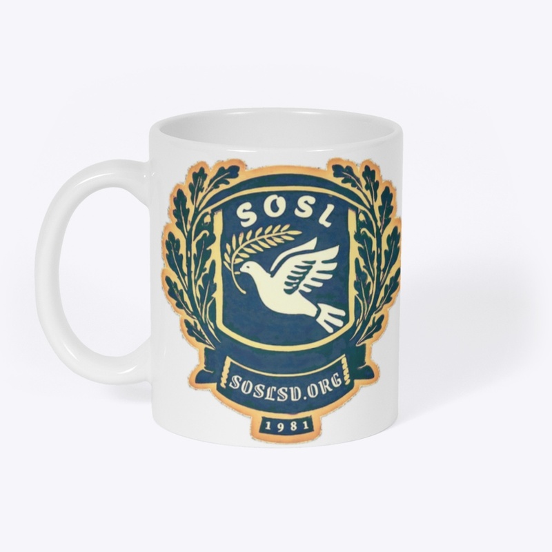 Laurel Dove Crest (navy) classic mug