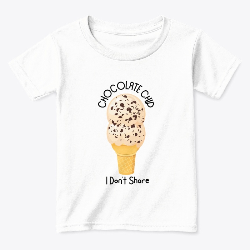 Chocolate Chip Ice Cream Cone  Funny Tee