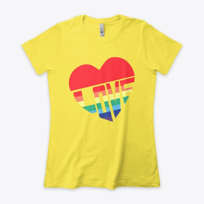 LGBTQ Pride Love Rainbow Heart 2020