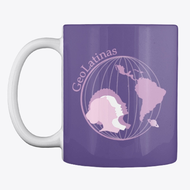 Geolatinas pink logo mug