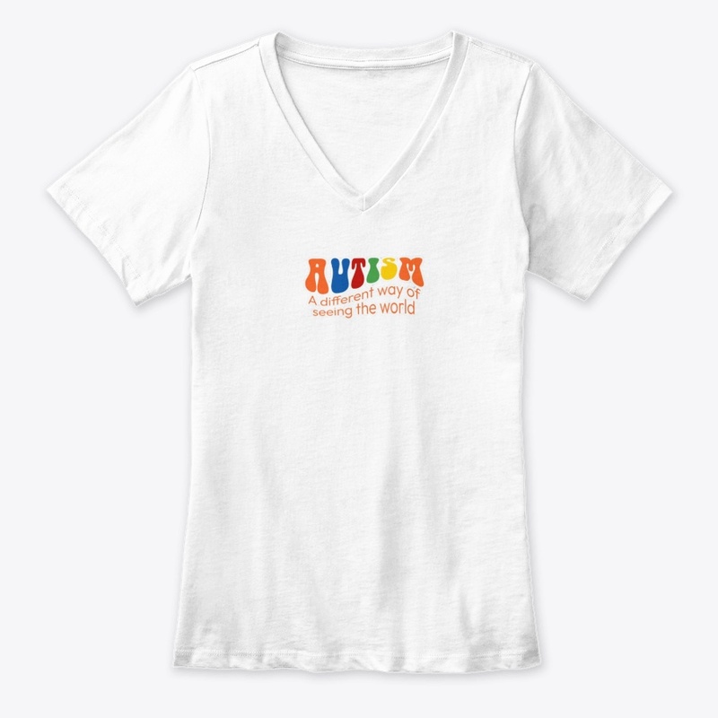 Autism September 2025 - Women's Premium V-Neck Tee - Women's Premium V-Neck Tee - Women's Premium V-Neck Tee - Women's Premium V-Neck Tee