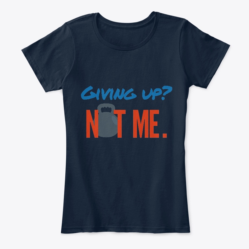 No giving up