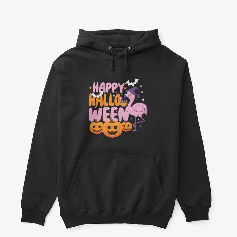 Happy Halloween  Flamingo Lover Witch