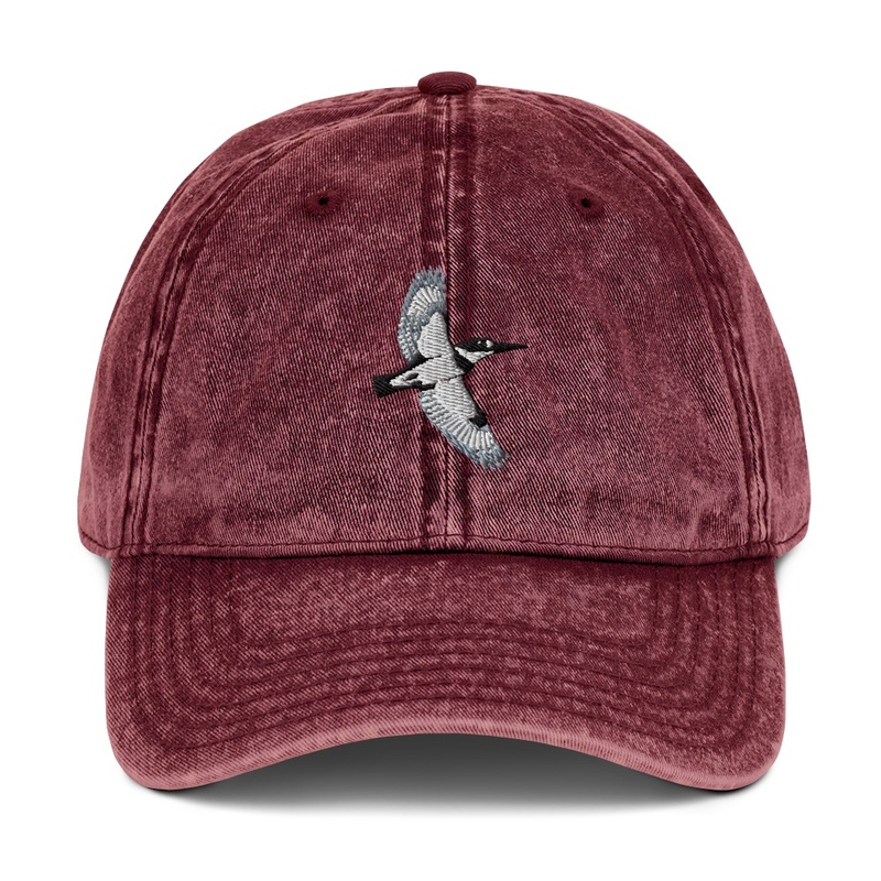 Belted Kingfisher Vintage Hat