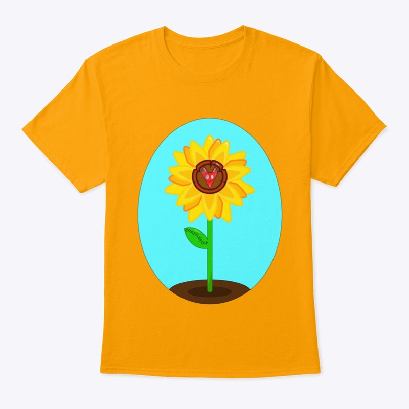 Mens SpazzleFox Sunflower Tee