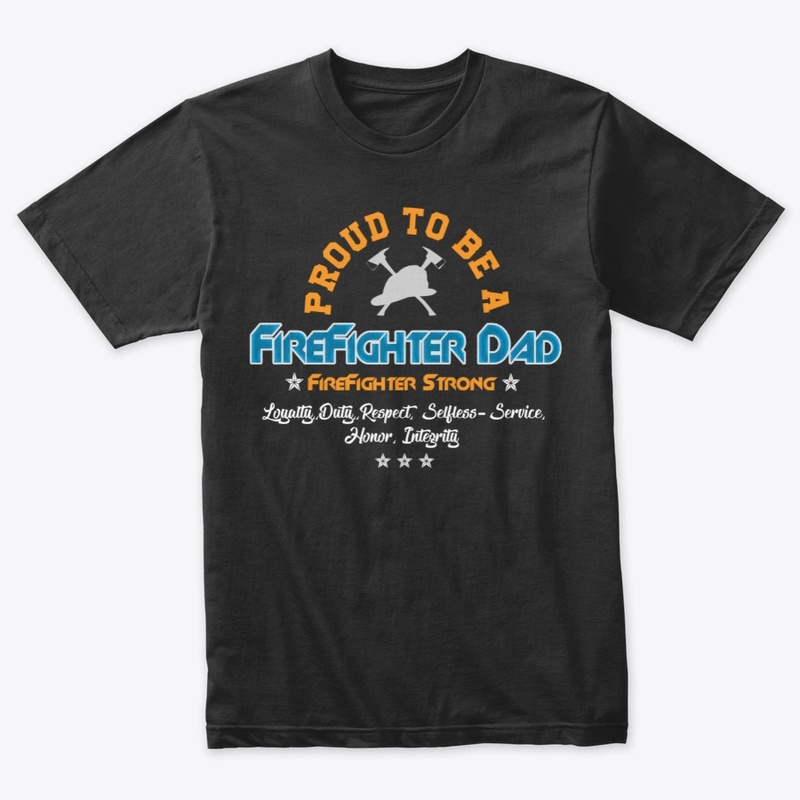Firefighter Dad Gift Shirt