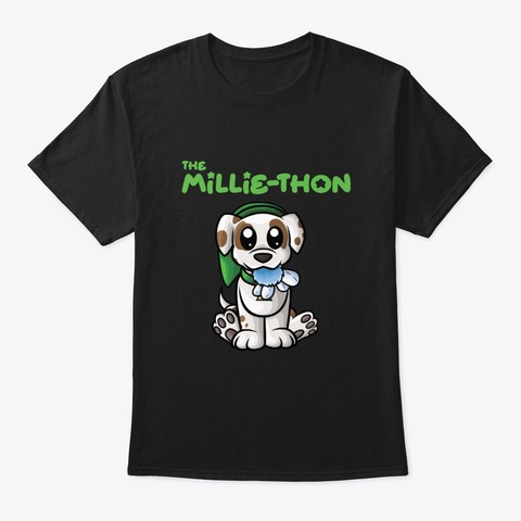 Millie Thon Merch Black T-Shirt Front