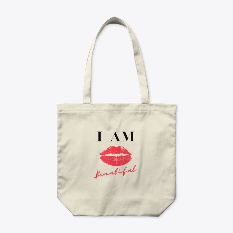 I Am Beautiful Lips Design 