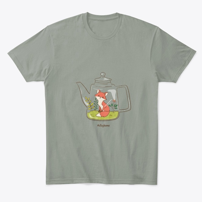 #stayhome cute fox cottagecore