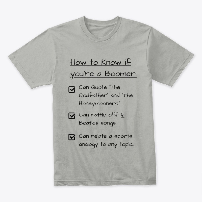 How to Know if you're a Boomer