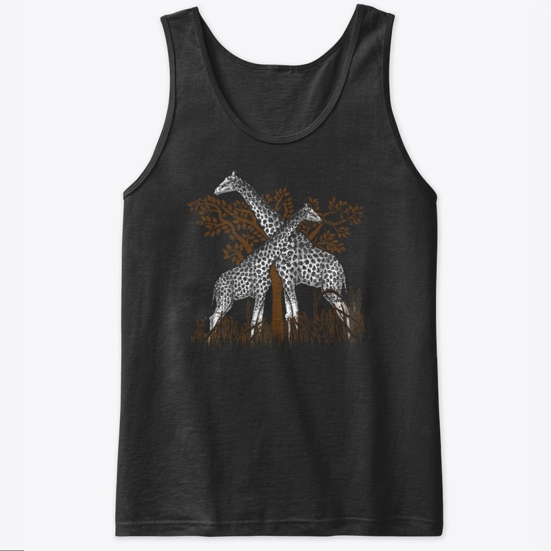 Safari Animal - Giraffes Drawing