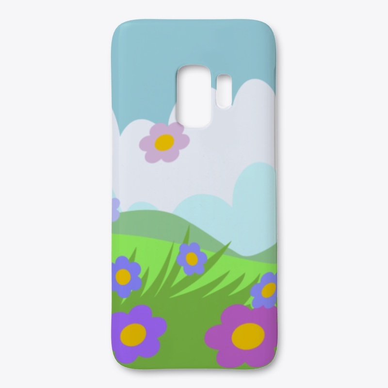 Outdoor Meadow and Flowers Colorful 