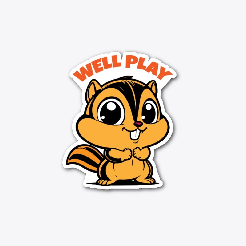 cute cartoon chipmunk