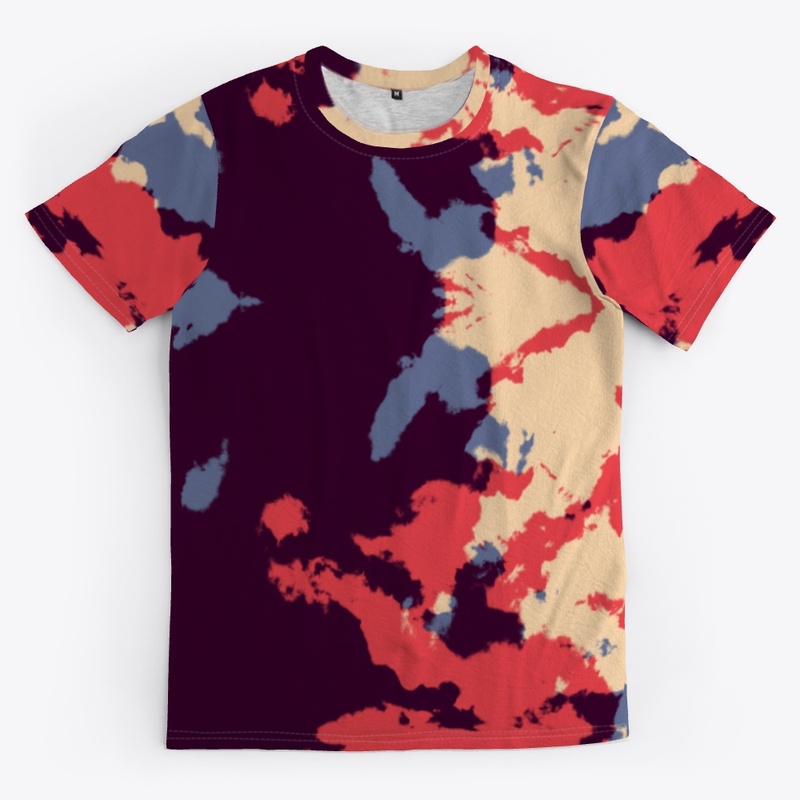 Colorful Abstract Ink Blot Rorschach