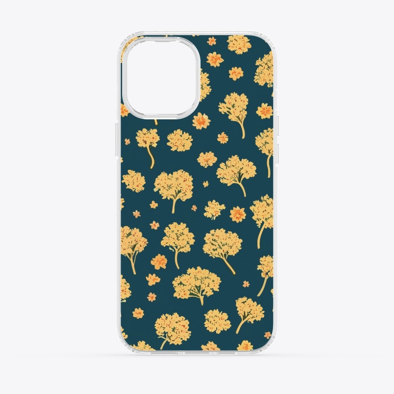 Flowers and Treesbright Patten Design