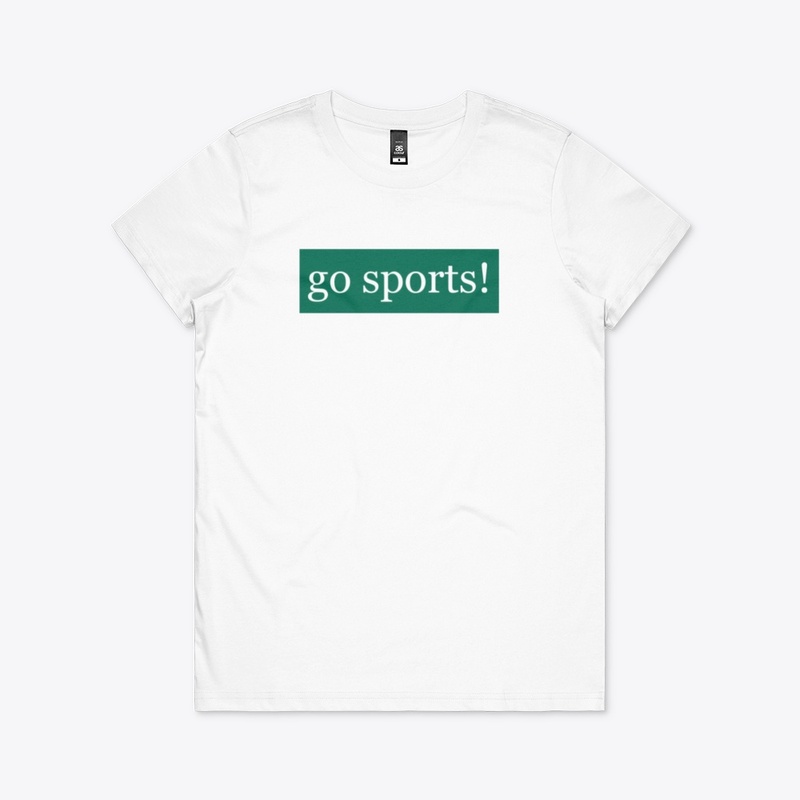 Go Sports Written in White on Green