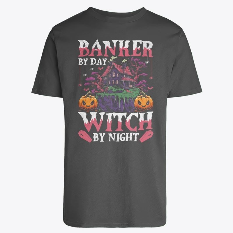 Halloween Banker &amp; Witch T-Shirt