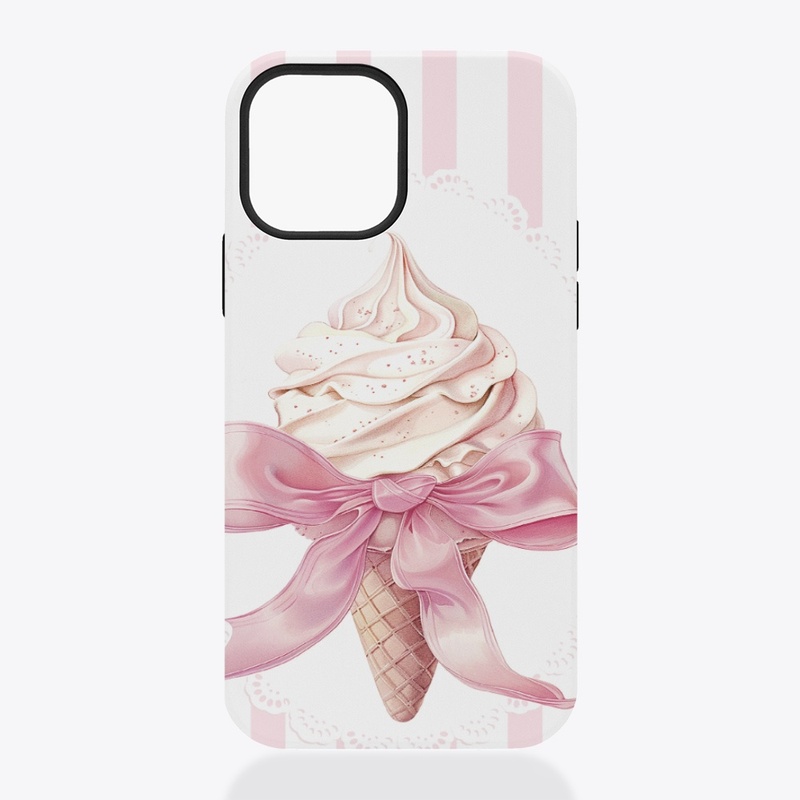 Pink Bow with Vilina Ice Cream