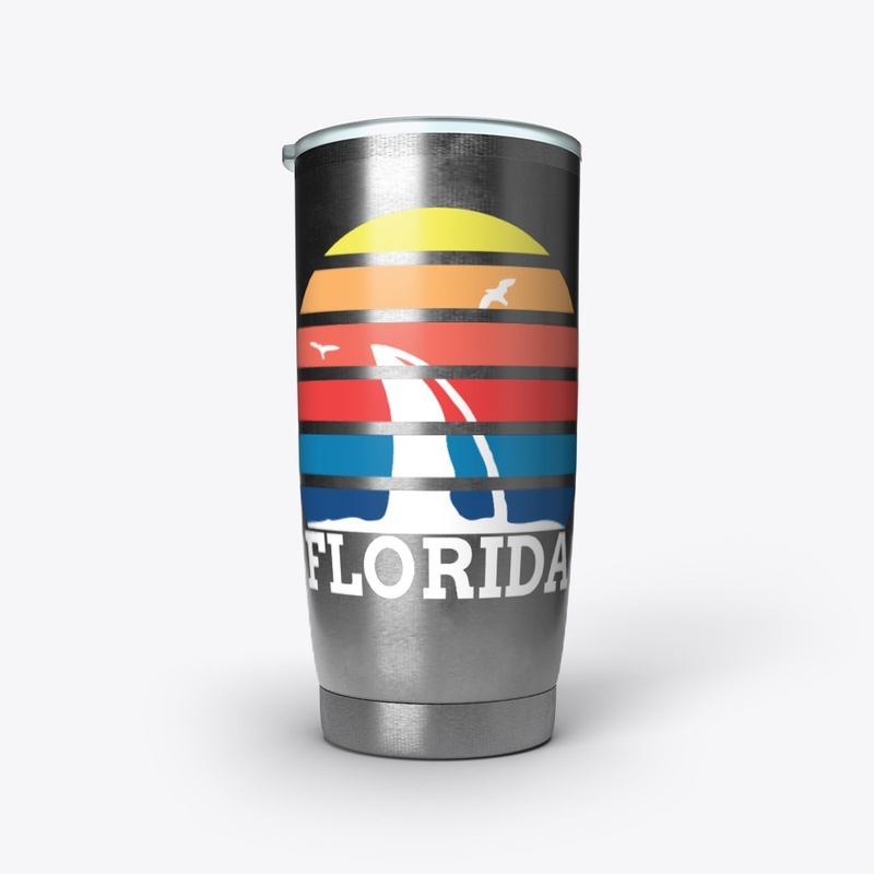  Retro Sunset Beach Scene Tops & Tees,