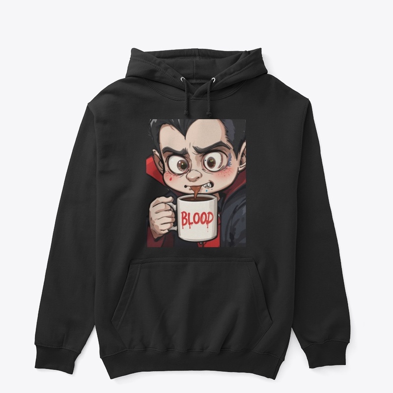 Vampire Coffee Halloween Tee