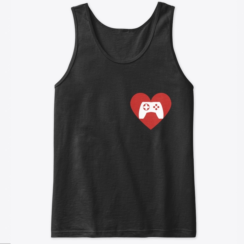 red heart love video games ,T-shirt.