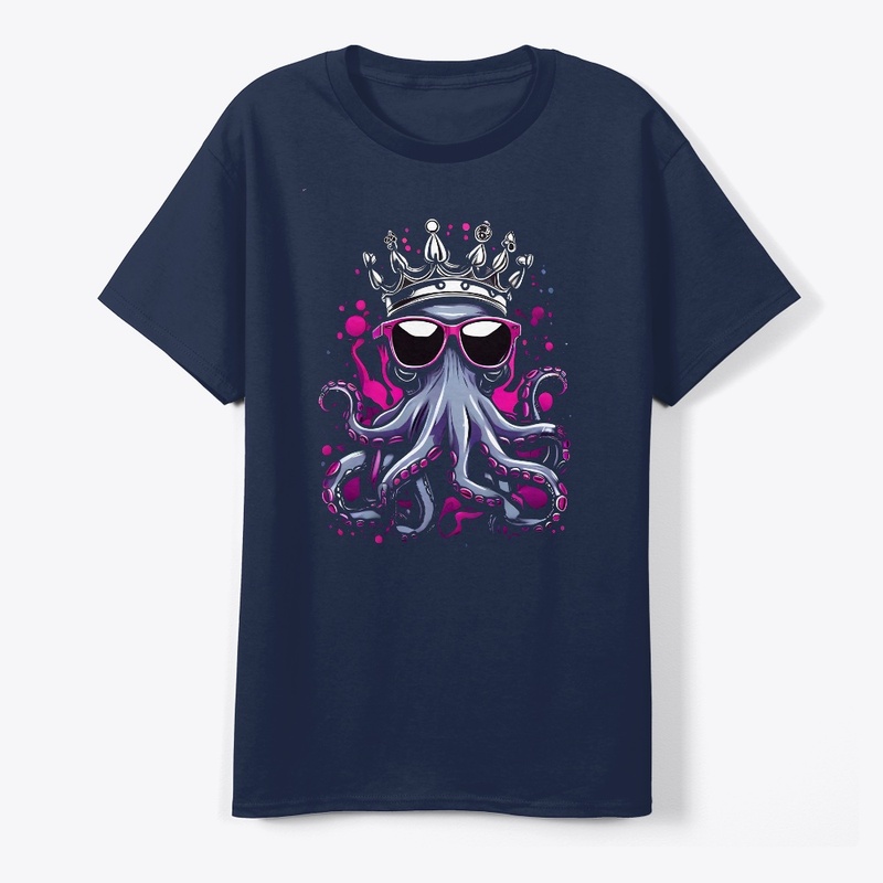 Ocean Crown Octopus Tee