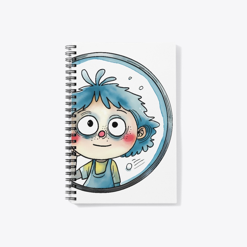 Smiling child inside a circle