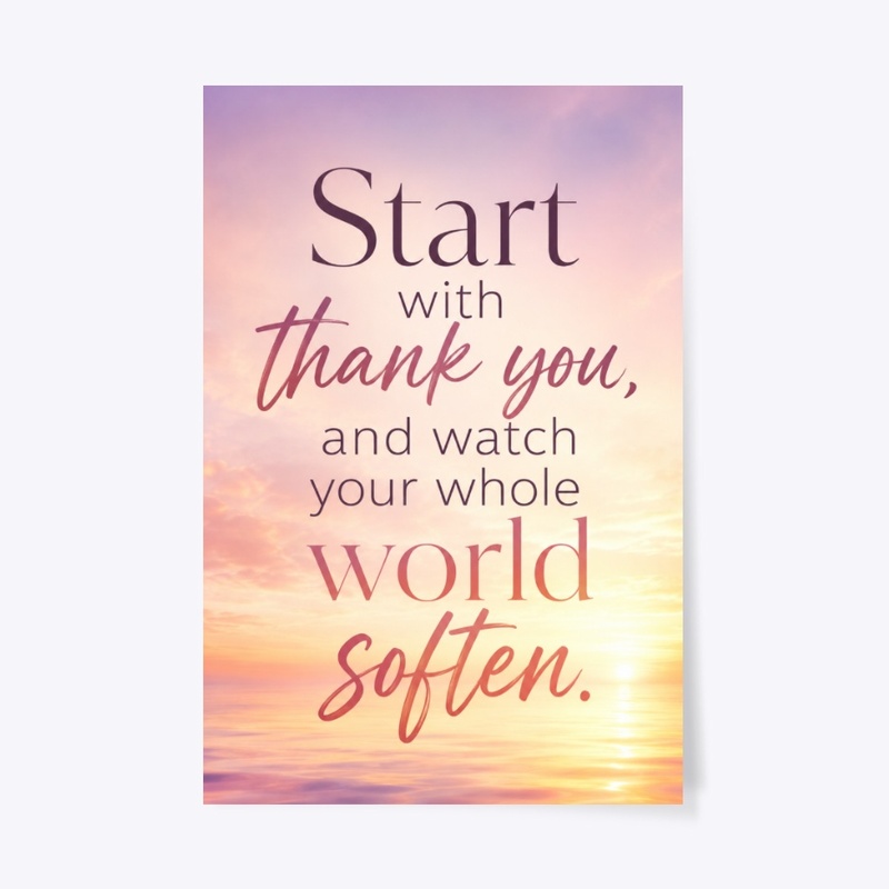 World Soften Sunset Wall Art