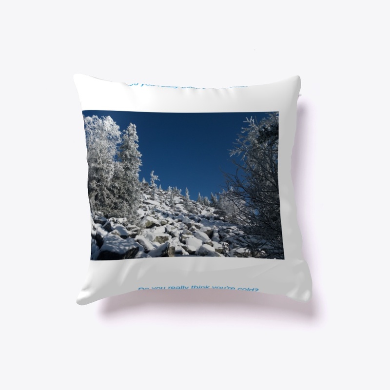 Beach towel Amazing winter landscape.
