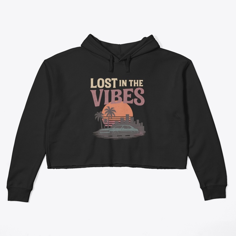 Lost in the Vibes Retro Sunset Tee