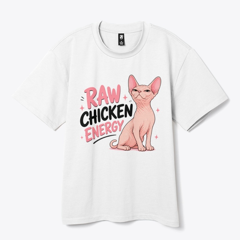 Raw Chicken Energy Sphynx Cat